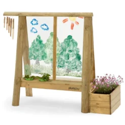 Plum Discovery Wooden Create and Paint Easel