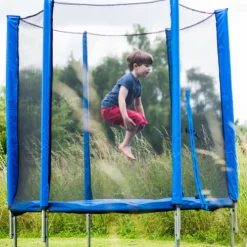 Plum 6ft Blue Springsafe Trampoline and Enclosure