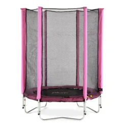 Plum 4ft Pink Junior Springsafe Trampoline and Enclosure