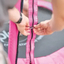 Plum 4ft Pink Junior Springsafe Trampoline and Enclosure