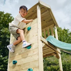 Plum Lookout Wooden Tower Playcentre and Slide