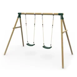 Plum Marmoset Wooden Swing Set