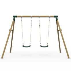 Plum Marmoset Wooden Swing Set
