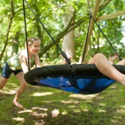 Plum Spider Monkey II Wooden Swing Set