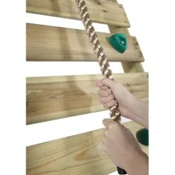 Plum Uakari Wooden Garden Swing and Climbing Frame