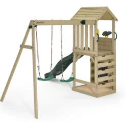 Plum Wooden Lookout Tower Playcentre and Swings