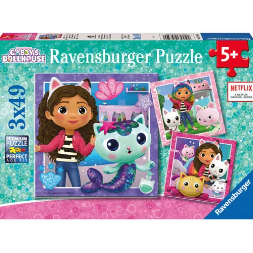Ravensburger Gabby's Dollhouse Set of 3 Jigsaw Puzzle