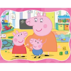 Ravensburger Peppa Pig Family 4 In a Box Puzzle with Evie