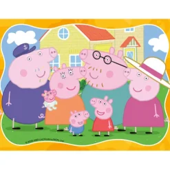 Ravensburger Peppa Pig Family 4 In a Box Puzzle with Evie