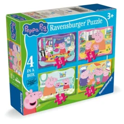 Ravensburger Peppa Pig Family 4 In a Box Puzzle with Evie