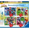 Ravensburger Spidey and his Amazing Friends 4 in a Box Puzzles
