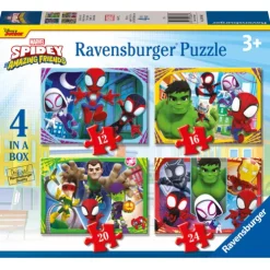 Ravensburger Spidey and his Amazing Friends 4 in a Box Puzzles
