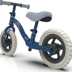 Ride-ezy Go Blue and Silver Balance Bike