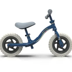 Ride-ezy Go Blue and Silver Balance Bike
