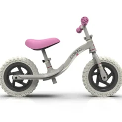 Ride-ezy 10 Inch Go Balance Bike Pink and Silver