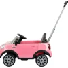 Rollplay Mini Cooper Pink Push Along Ride On Car