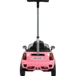 Rollplay Mini Cooper Pink Push Along Ride On Car