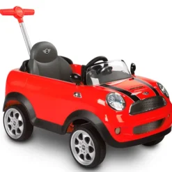 Rollplay Mini Cooper Red Push Along Ride On Car