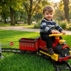Rollplay Steam Train with Track 6V Electric Ride On
