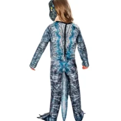 Rubies 3-5 Years Jurassic World Velociraptor Blue Dinosaur Dress Up Costume