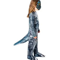Rubies 3-5 Years Jurassic World Velociraptor Blue Dinosaur Dress Up Costume