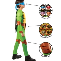 Rubies 4-6 Years TMNT 4in1 Dress Up Costume