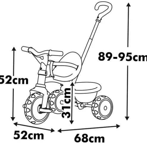 Smoby Be Move Trike Pink