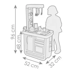 Smoby Bon Appetit Roleplay Kitchen Playset with Accessories