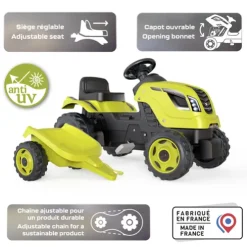 Smoby Farmer XL Green Tractor Ride On