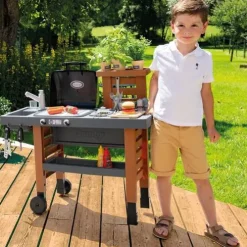 Smoby Garden Kitchen Grill BBQ Roleplay Playset and Accessories