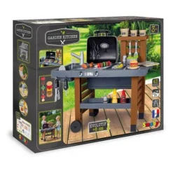 Smoby Garden Kitchen Grill BBQ Roleplay Playset and Accessories