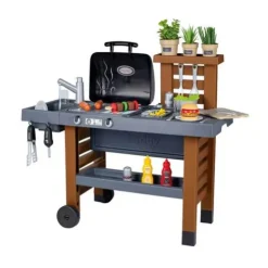 Smoby Garden Kitchen Grill BBQ Roleplay Playset and Accessories