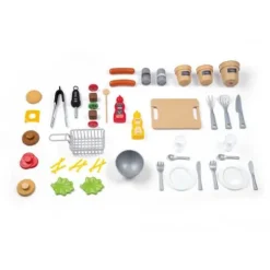 Smoby Garden Kitchen Grill BBQ Roleplay Playset and Accessories