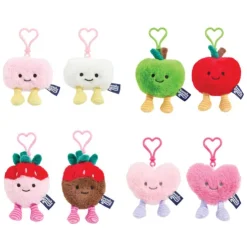Snuggle Buddies Bag Clip Duo Keyrings (Styles Vary)