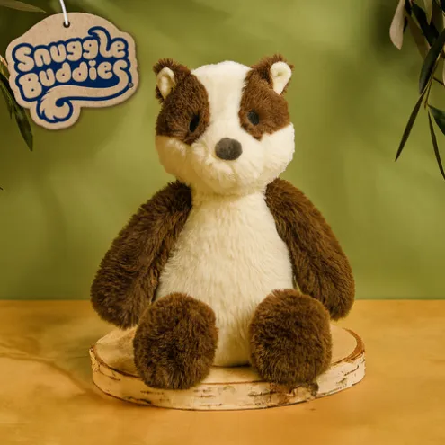 Snuggle Buddies Brooke Badger Soft Toy