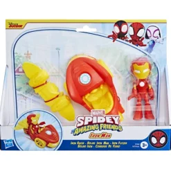 Spidey and his Amazing Friends Iron Man Iron Racer Playset