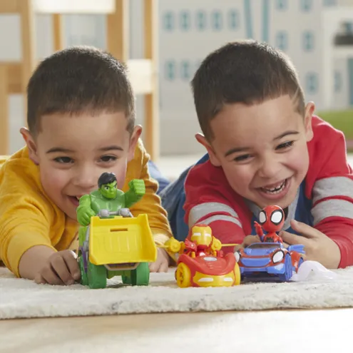 Spidey and his Amazing Friends Iron Man Iron Racer Playset