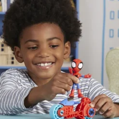 Spidey and his Amazing Friends Spidey with Motorcycle Playset