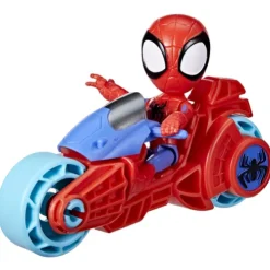 Spidey and his Amazing Friends Spidey with Motorcycle Playset