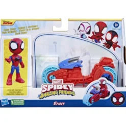 Spidey and his Amazing Friends Spidey with Motorcycle Playset