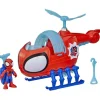 Spidey And His Amazing Friends Team Spidey Copter Playset