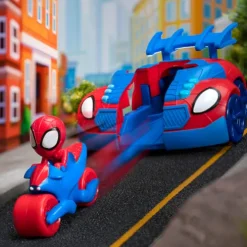 Spidey and his Amazing Friends Web Strike 2 in 1 Playset