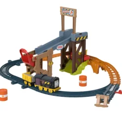 Thomas & Friends Diesel Lift & Load Construction Train Track