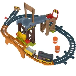 Thomas & Friends Diesel Lift & Load Construction Train Track