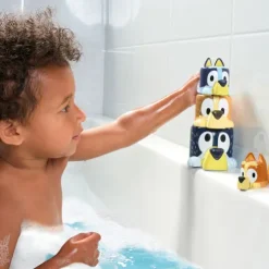 Tomy Toomies Bluey Family Bath Pourers 4 Pack