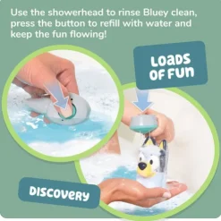 Tomy Toomies Bluey Shower and Scrub Bath Toy
