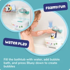 Tomy Toomies Bluey Shower and Scrub Bath Toy