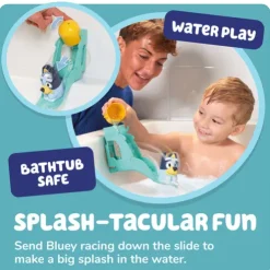 Tomy Toomies Bluey's Waterslide Bath Toy