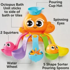 Tomy Toomies 7 in 1 Activity Octopus Bath Toy