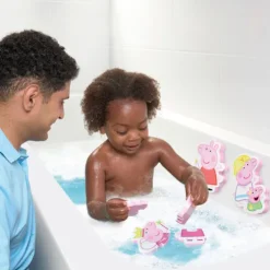 Tomy Toomies Peppa Pig and Siblings Bath Puzzle